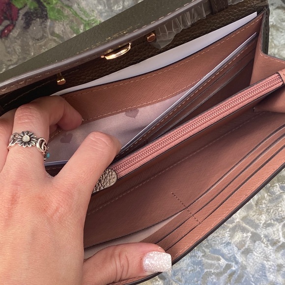 Kate Spade Copper Metallic Wallet Chain Crossbody - Picture 11 of 16